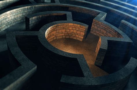 Enigmatic magical labyrinth